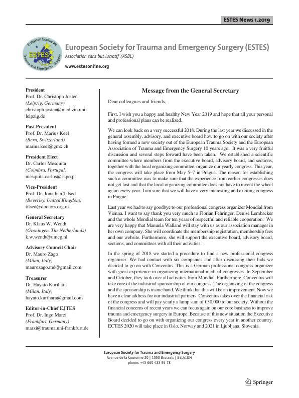 ESTES News 1 2019