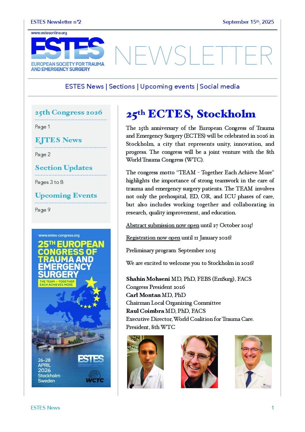 ESTES Newsletter 2 2025