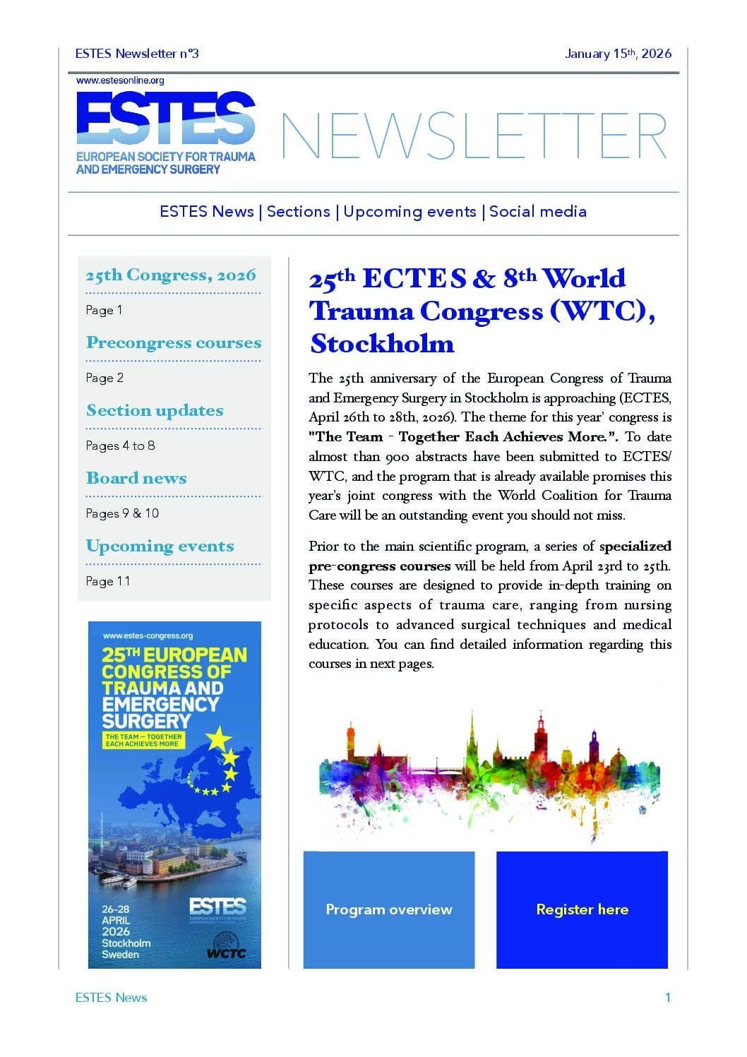 ESTES Newsletter 3 2026